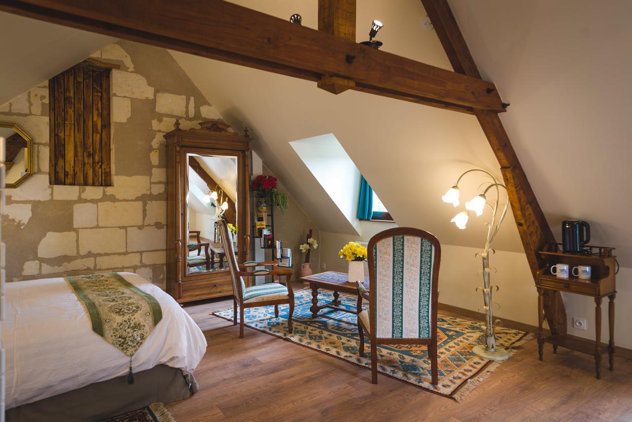 Le Manoir De La Baldette Bed and Breakfast Gennes-Val-de-Loire Buitenkant foto